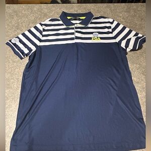 Ralph Lauren Men's Polo Golf Xl Blue Short Sleeve Shirt 2015 PGA Championship